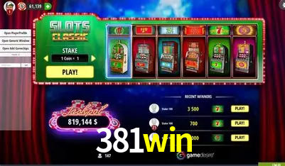 Login Seguro 381win